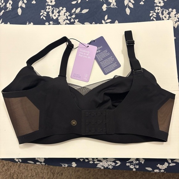 Honeylove CrossOver Bra Women's Wireless Support Comfort Shapewear Black 36D - Picture 5 of 6